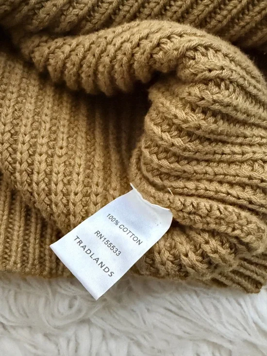 Tradlands Shelter Cardigan - Light Olive - Picture 8 of 9